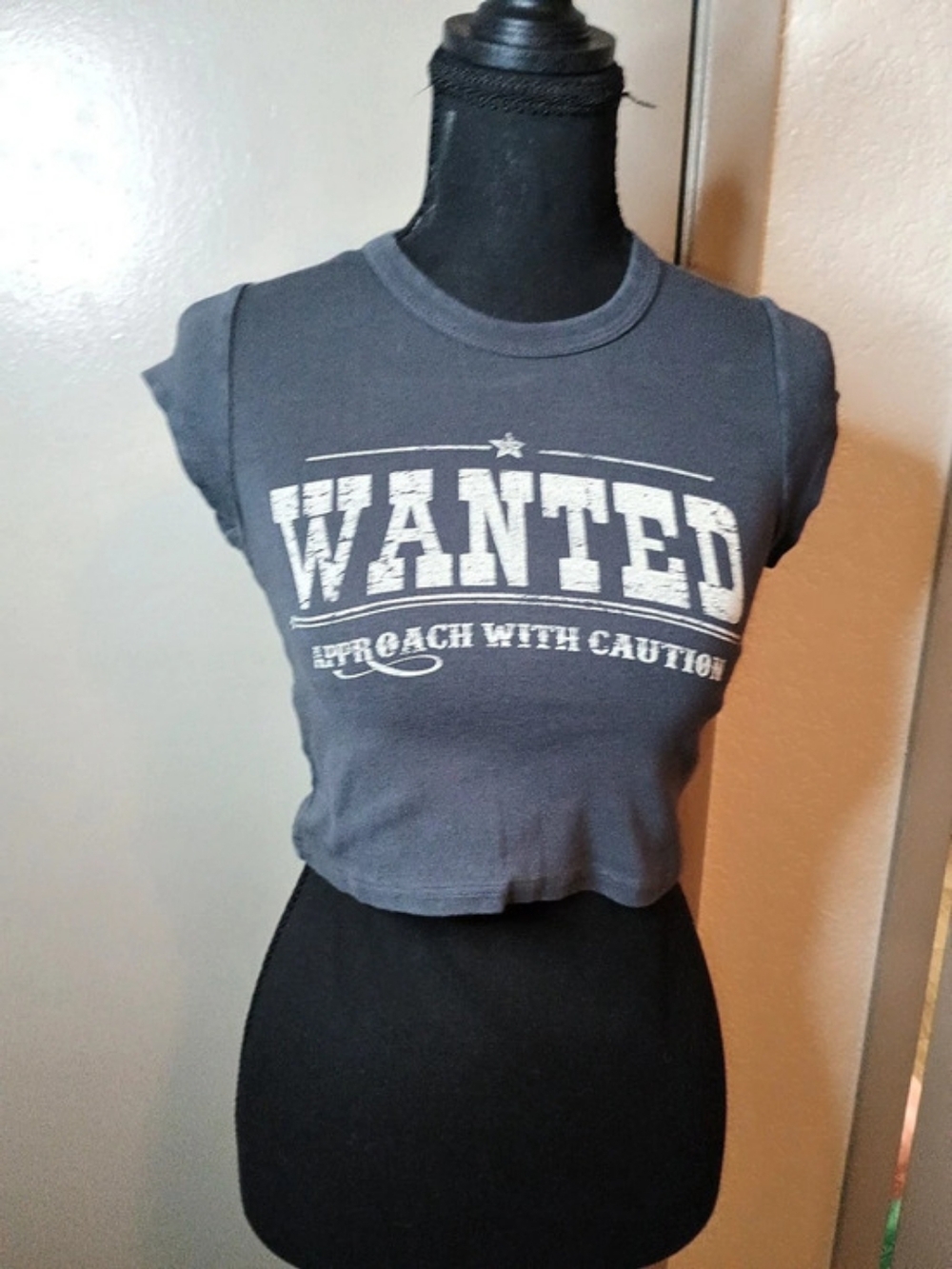 Revice Graphic Muscle Tee in Gray